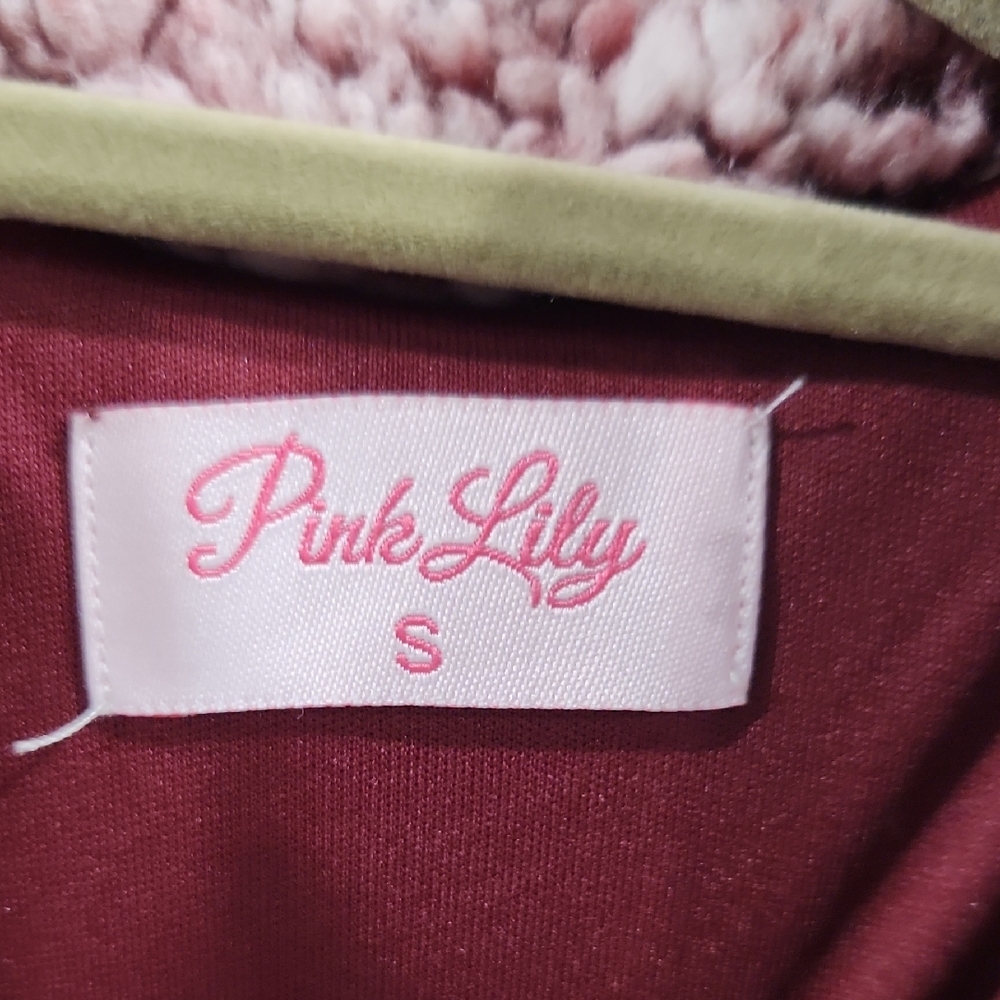Pink Lily Blush Teddy Sherpa Jacket - Pink - Picture 2 of 6